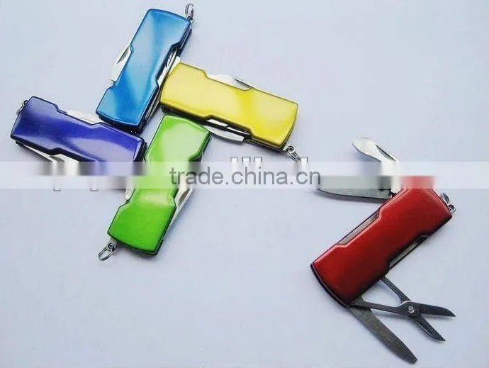 Colorful function small pocket knife with bottle opener 9045B
