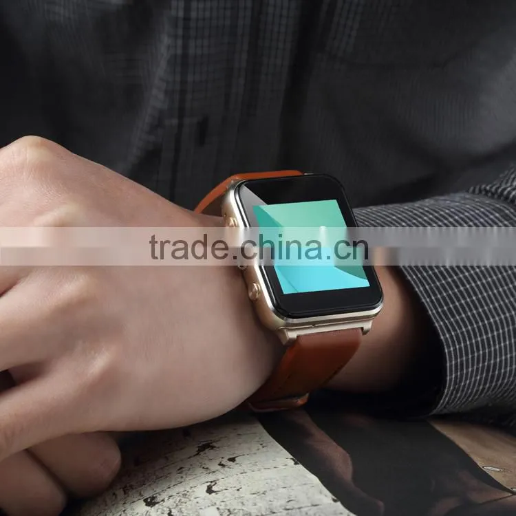 2015 fashionable portable latest wrist mobile phone smartwatch
