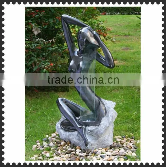 garden items reading girl garden figurine