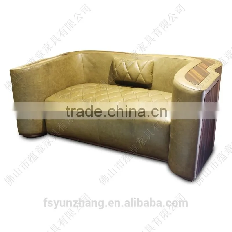 heavy duty durable leather living room sofa
