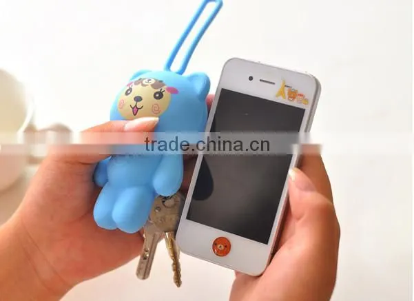 2015 animal-shaped car key silicone case, key finder