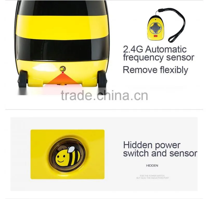 Rastar best gift kids walking suitcase remote control children luggage