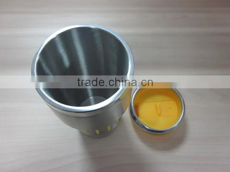 Stainless steel double wall 16oz travel tumblers car mugs without handle