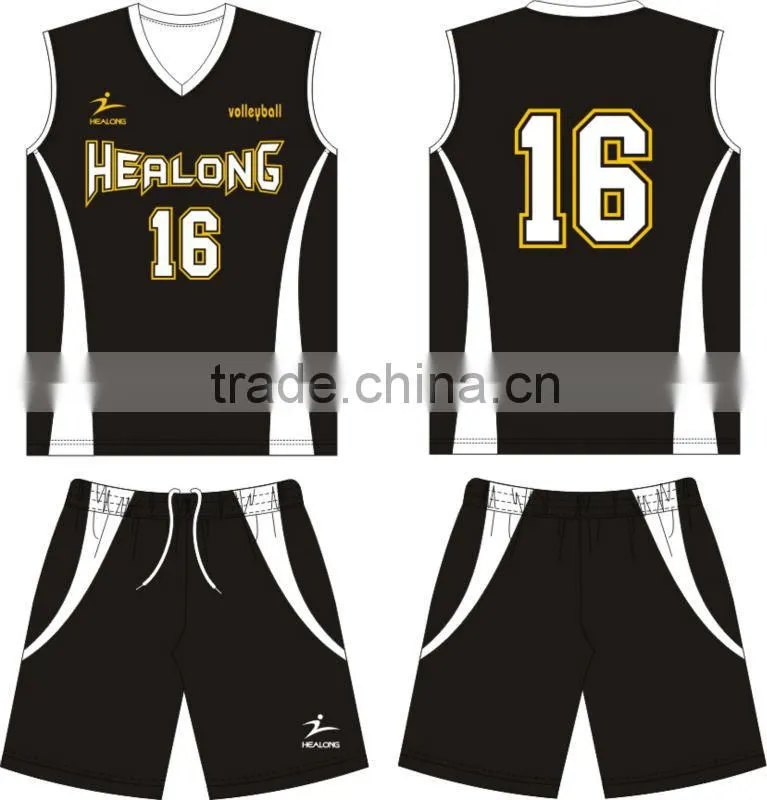 sublimation custom volleyball uniform wholesale jersey