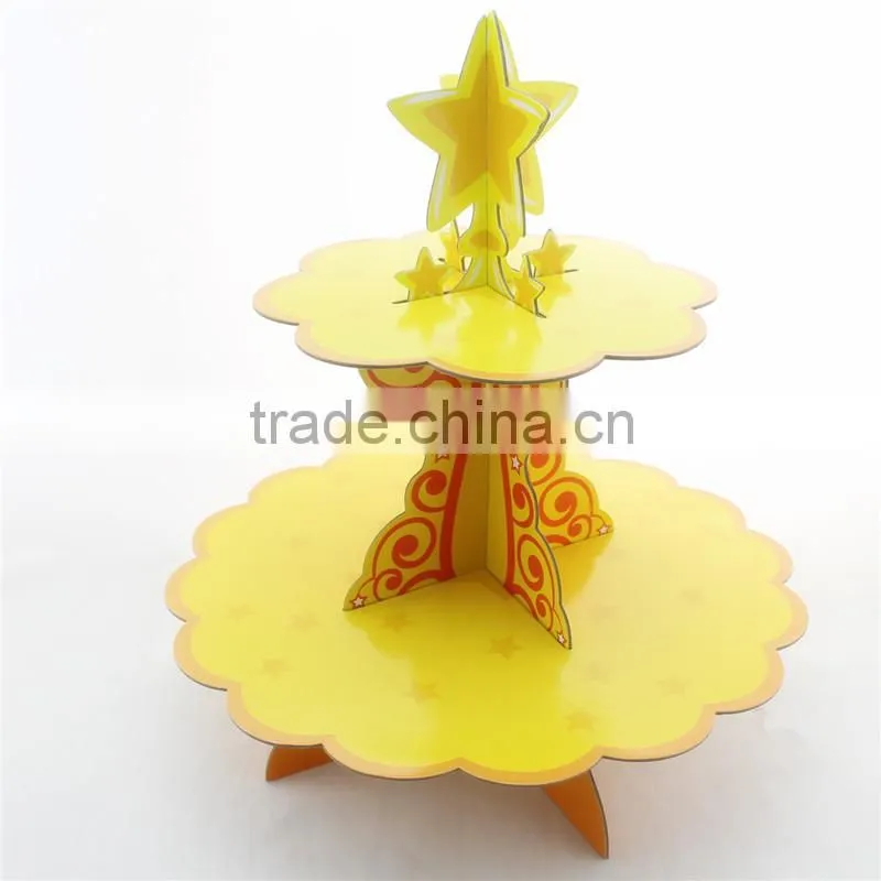 Birthday Baby Shower Decoration Wedding Paper Cake Stand for Party Supplies