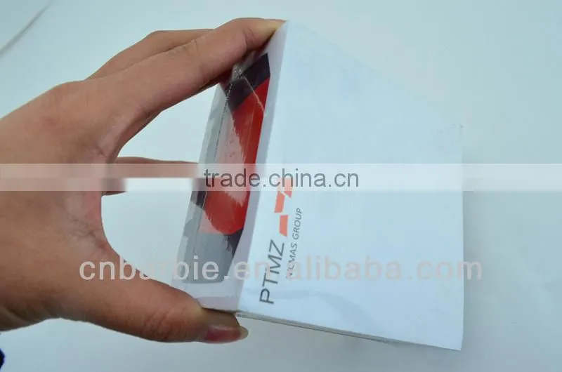 printed logo stationary memo pad for office