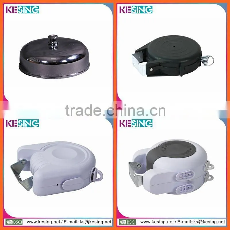 ABS plastic shell and PVC line retractable clothesline rope