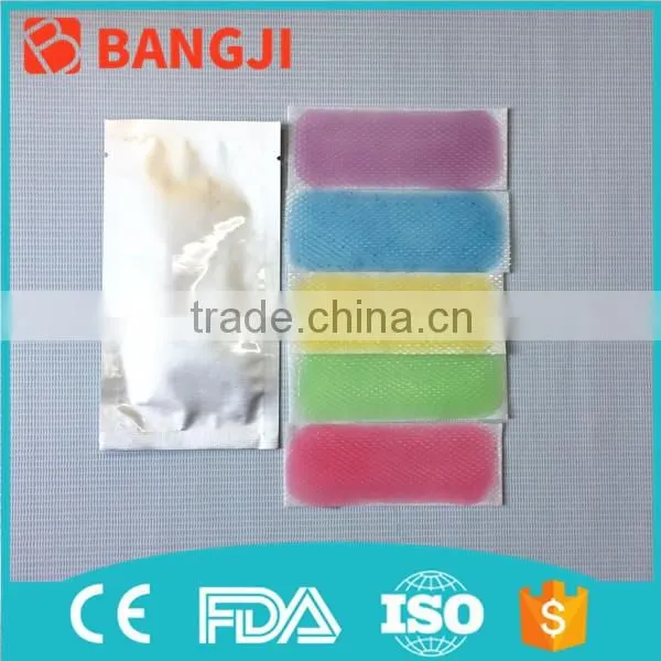 Menthol smell cooling gel fever patch for both adults and children