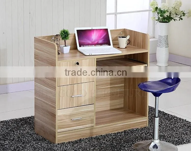 Modern fashion beauty salon white reception desk office counter table design (SZ-RTB025-1)