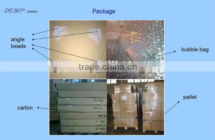 Modern Vanity IP44 rated led lighted hotel bathroom mirror