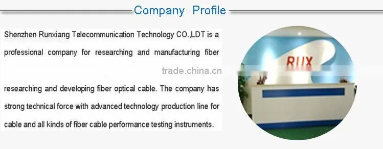Fiber conductor central tube direct buried GYXTW fiber optic cable