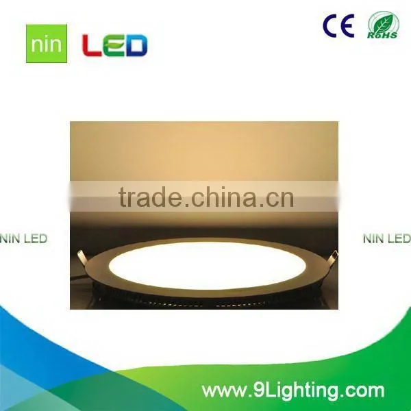 3w round slim panel light