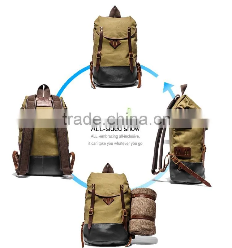 small quantity acceptable custom backpack/high quality large camping backpack
