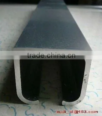 aluminum aluminio track rail slide gate