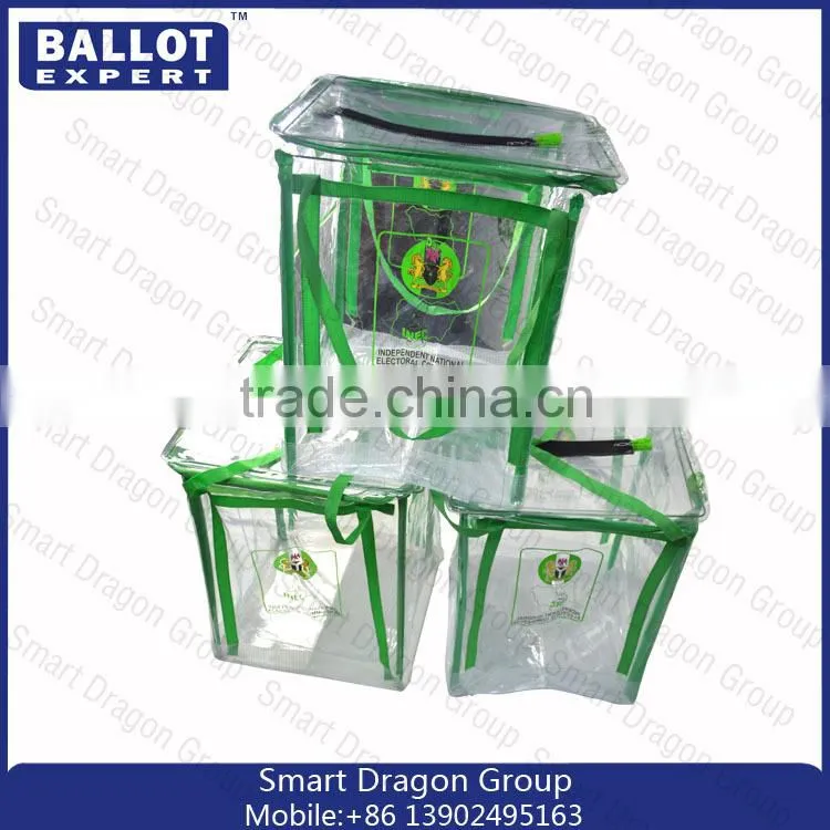 Collapsible vote box /PVC voting bag/Ballot box with small seals
