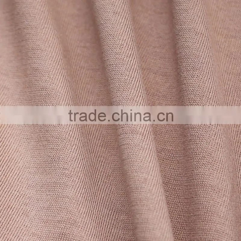 silk cotton knitted shirt fabric textile