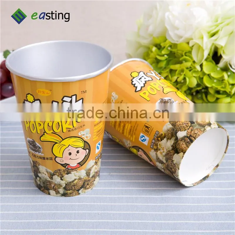 32 oz corn flower drum Small bucket popcorn cup