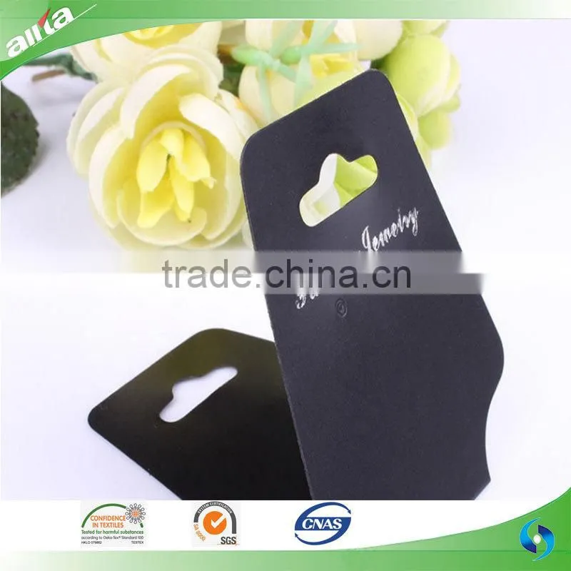 High quality custom jewelry tags, folding jewelry hang tag with your new fashion design in china