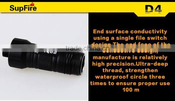 Heavy duty cree U2 led high power diving flashlight