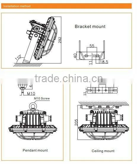 2014 HOT! ATEx approved LED explosion proof marine light