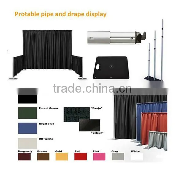 outdoor pipe and drape for party / pipe and drape