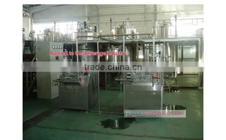 GJJ Series Fluid Milk High Pressure Homogenizer