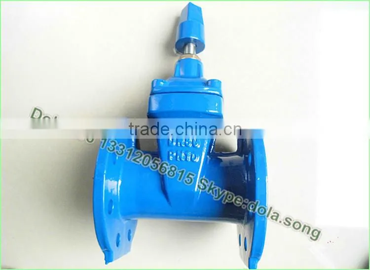 GV-DS015 BS 5163 rubber gate valve PN10