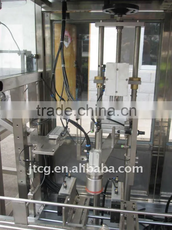 customer designed large bottle cap lid screwing capping machine