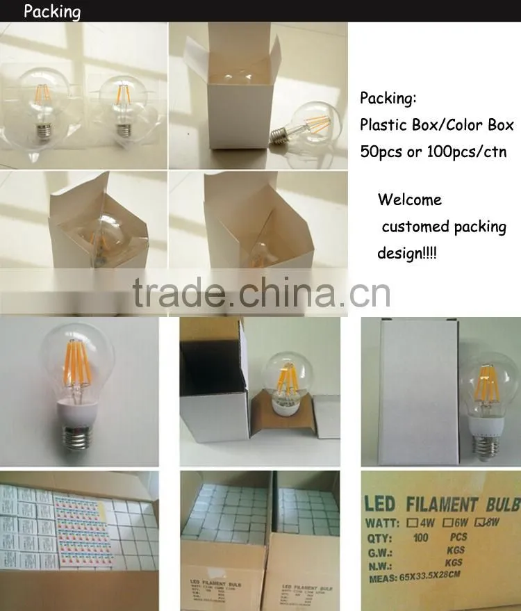 Dimmable A19 E27 LED Light Bulbs, Brightest 60W Incandescent Bulbs Equivalent, 660lm, Warm White