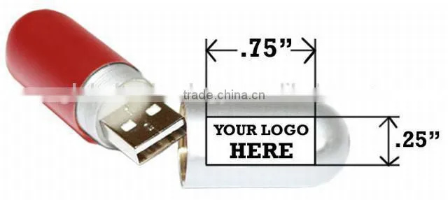 Plastic case mini Pill usb 3.0 flash drive with 1GB cheap price
