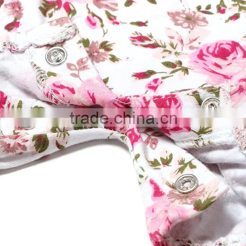 2016 Ningbo C hina Kaiya 100%Cotton Wholesale Outdoor Printed Baby Jumpsuits