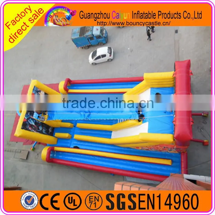 Giant outdoor sports inflatable assualt obstacle game
