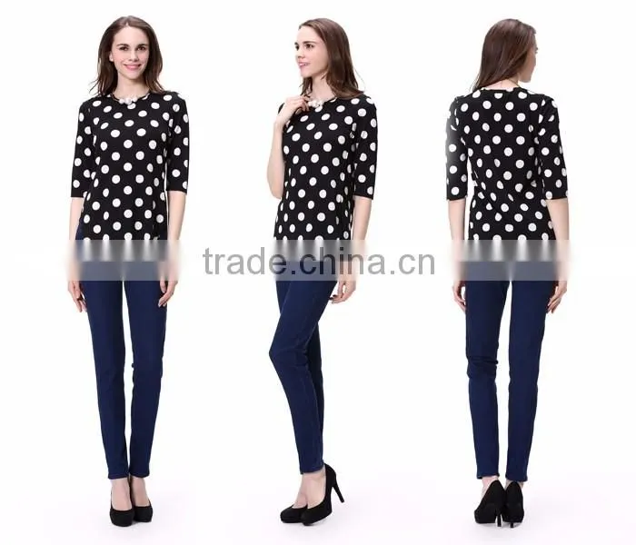 High Quality Designed Long Sleeve With Side Vent Top For Women