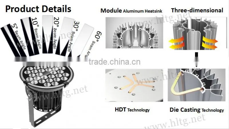 Shenzhen manufacturer CREEXTE SMD5050 150W LED Flood/Town Crane Light with 5 years warranty