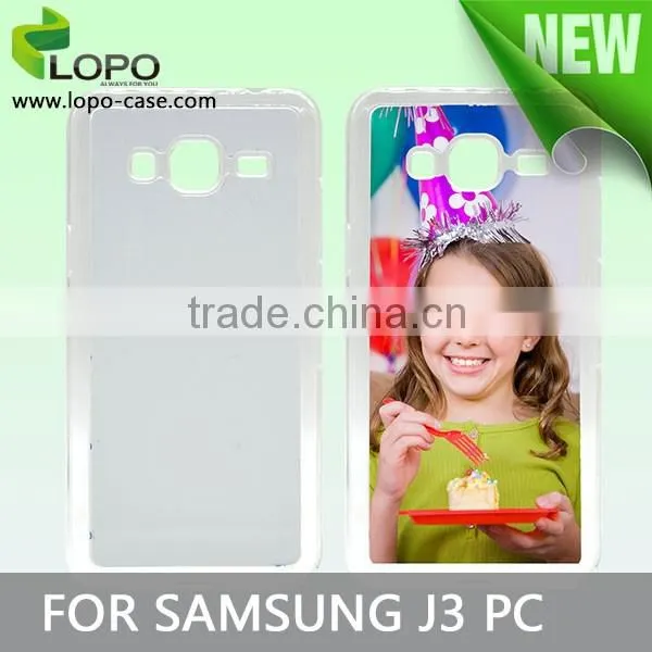 Sublimation plastic phone cases for Samsung galaxy J3