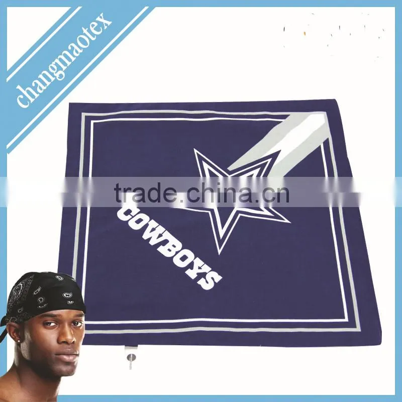 100% cotton custom bandana
