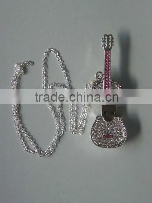 Promotional Gift Guitar Pendant Jewellery USB