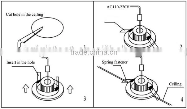No Glare COB 30W LED Downlight from Shenzhen Factory