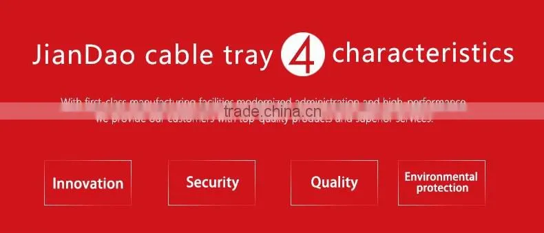 ISO Q235 GI Galvanized steel cable tray wire trunking