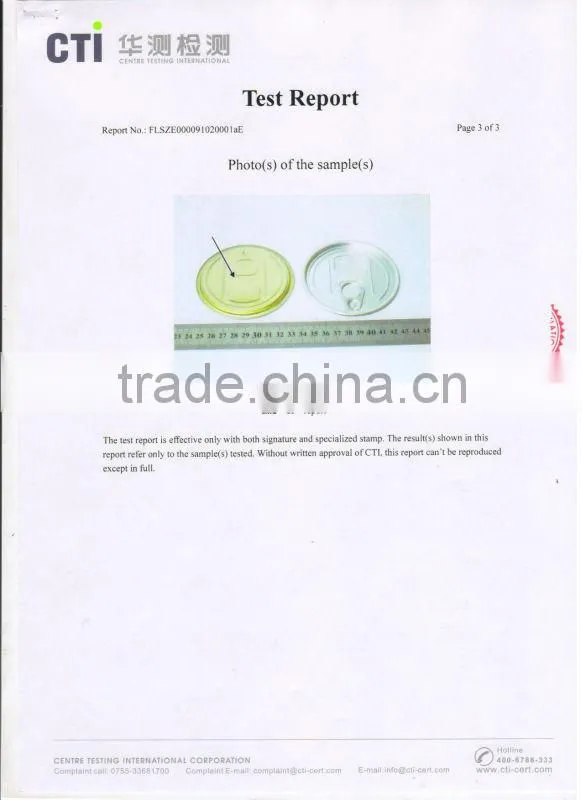 Sell 502 ( 127MM) Aluminum Easy open end