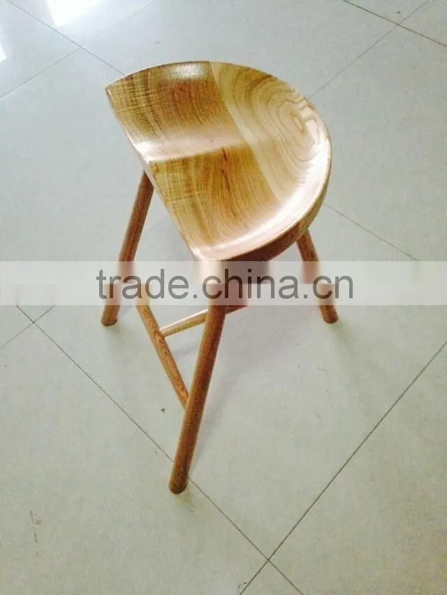 wooden bar stool