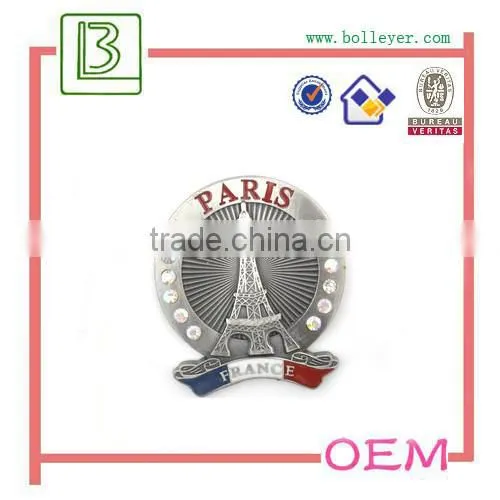 Promotional Wholesale Metal 3D Tourist Souvenir Custom Fridge Magnet