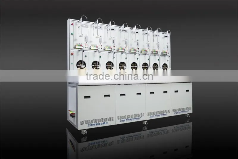 Single phase energy meter test equipment with 60 meter positions