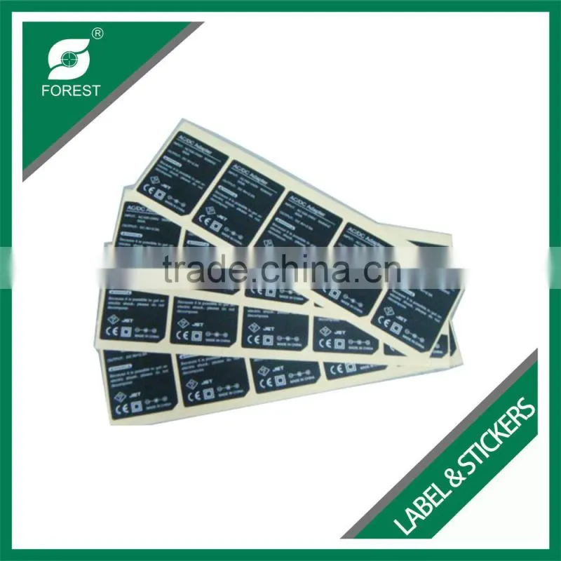 WHOLESALE 80GSM CUSTOMIZED ART PAPER LABEL STICKERS FOR APPAREL