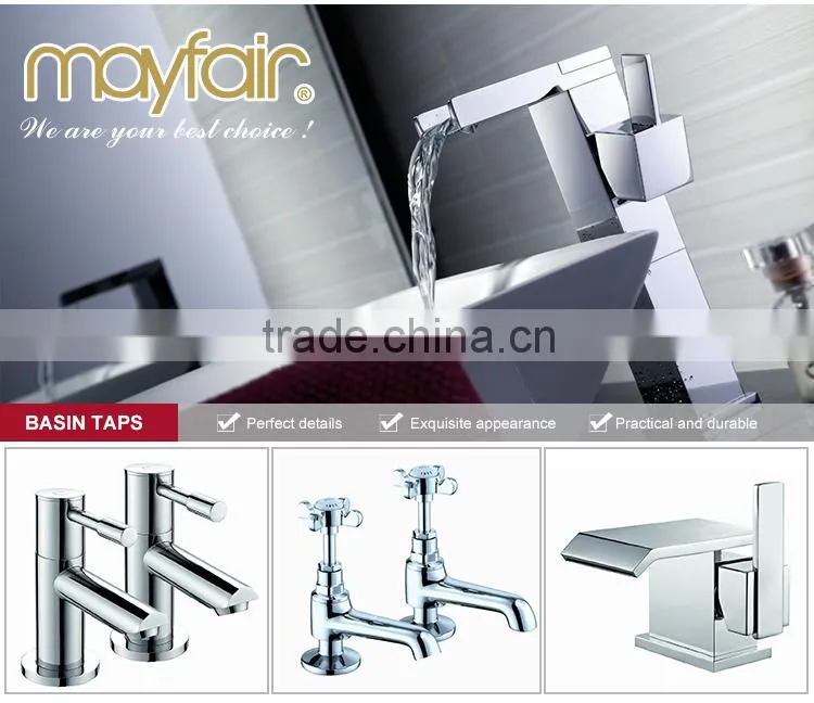 Chrome bath shower mixer set shower combination