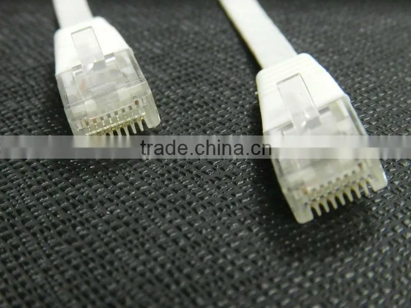 Flat UTP 6FT Cat5e Lan Cable with FCC Compliance