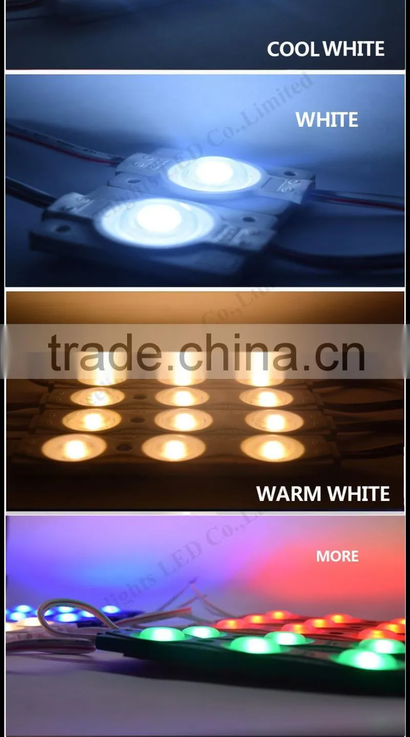 Factory sales 12V DC 0.72W 3 chips led module 5630