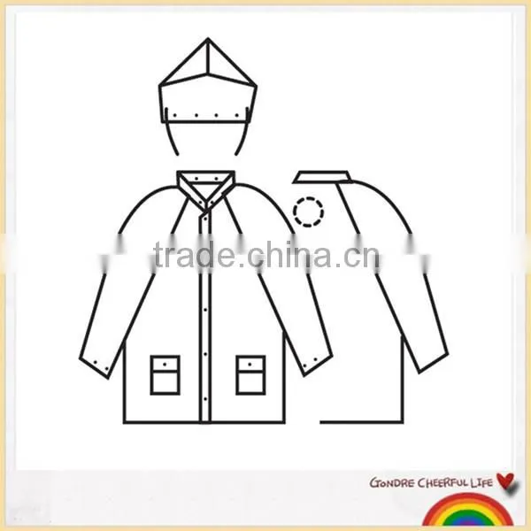 Adult pvc suspender rainsuit trouser