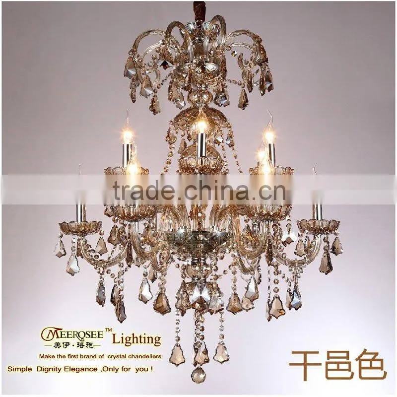 2013 Fashionable Hot Selling Bohemian Iron Crystal Hanging Lamp with Crystal Balls for Room MD8253 L6 D600mm H700mm