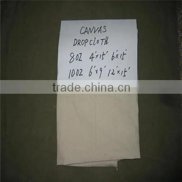 Canvas Drop Cloth cotton canavs drop cloth